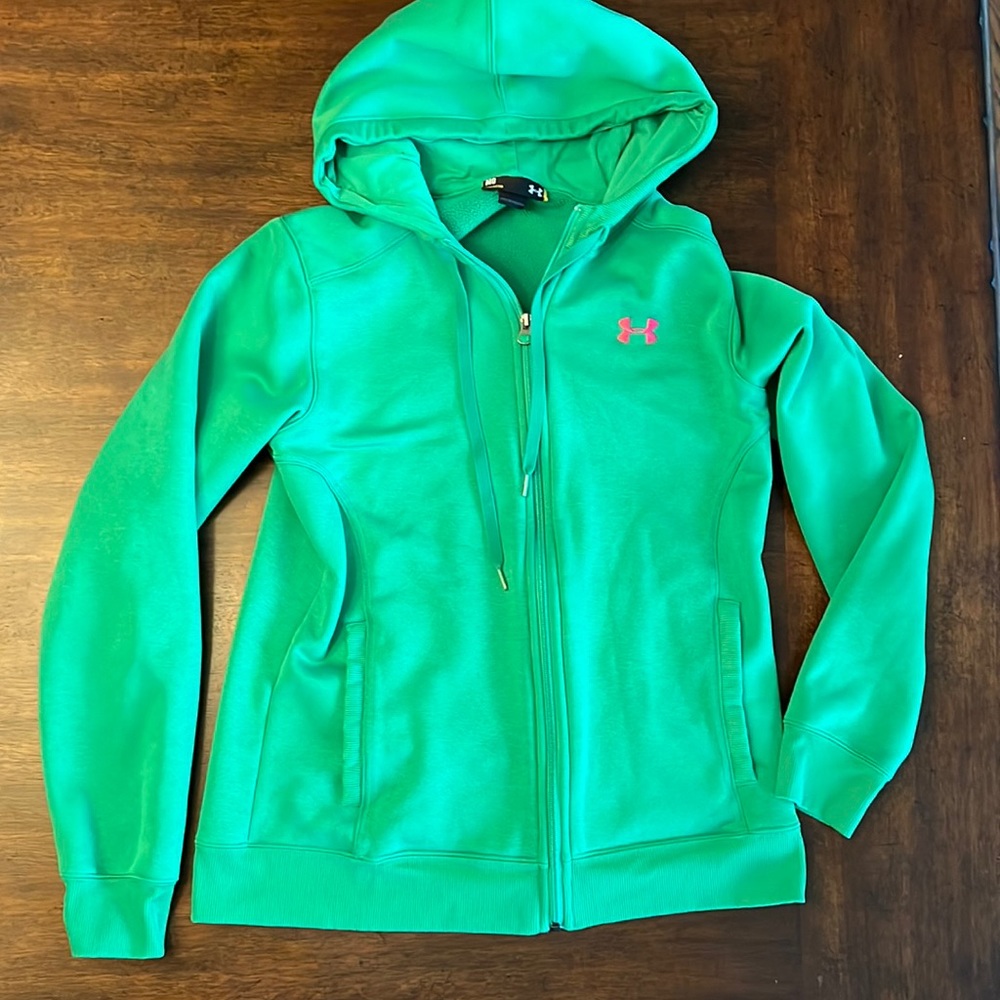 Under Armour semi fitted zip up hoodie